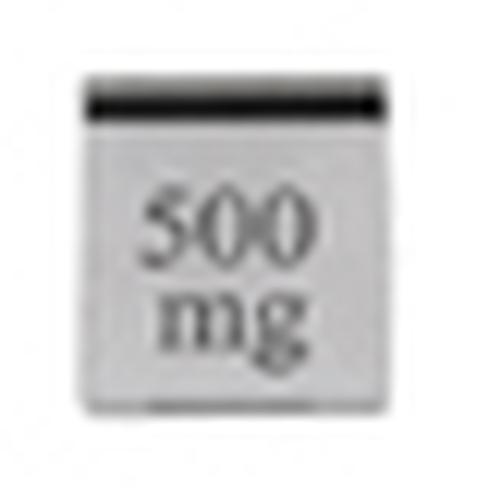 Ohaus 80780073 ASTM Class 4  Calibration Weight, 500 mg (53052-00)