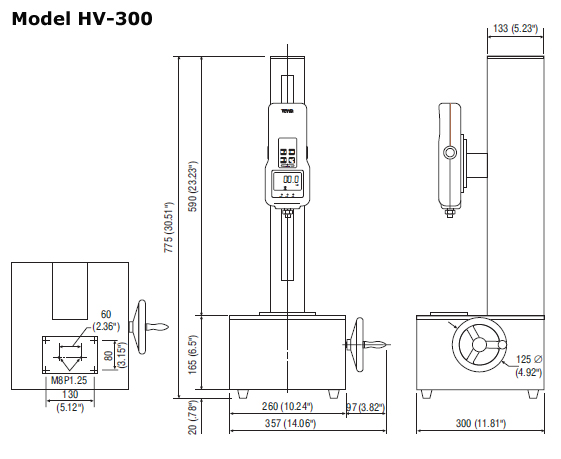 Imada HV-300 diagram